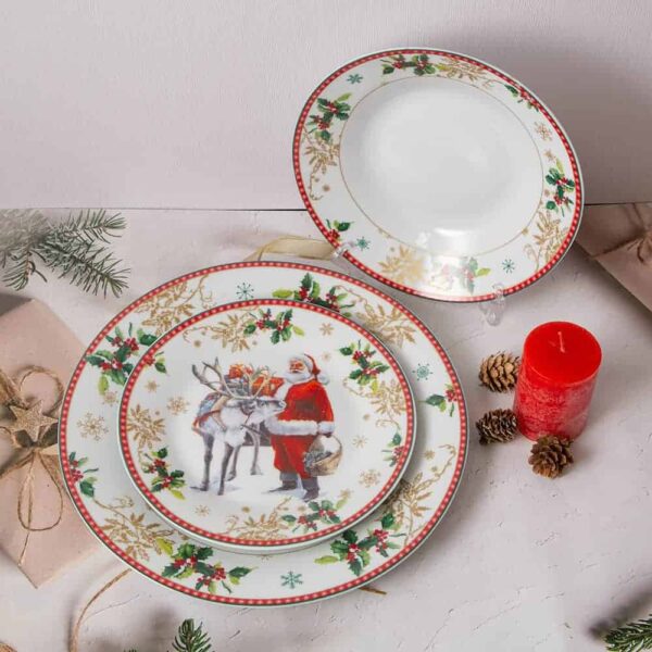 Christmas dinner set from the Christmas decoration series