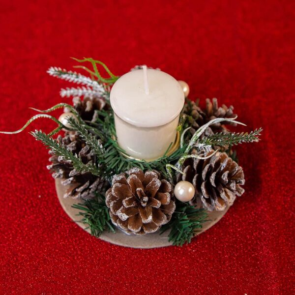 Art Christmas Candle Holder - Flame