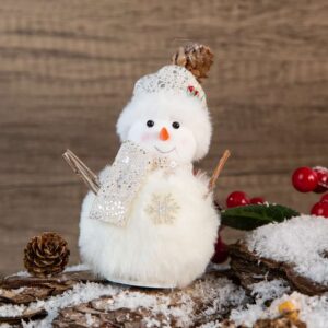 Christmas Decoration Snowman - White Snowflake