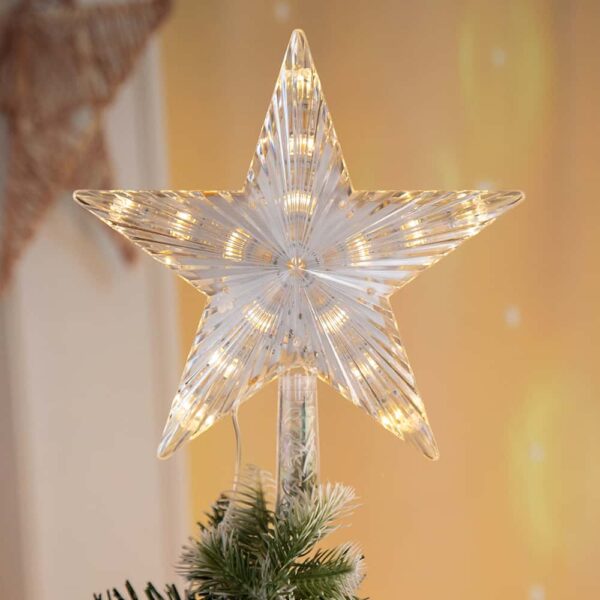 Glowing Christmas Star Decoration - Starlight Sparkle