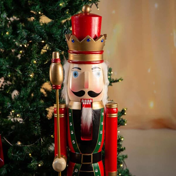 Christmas Toy Soldier Figure - Festive Uniform