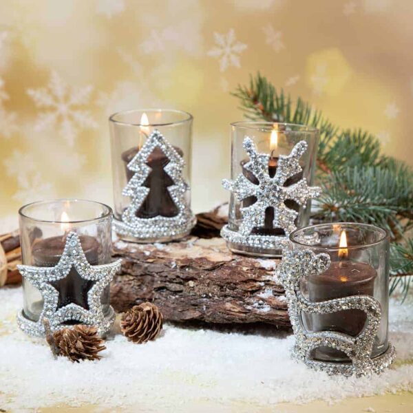 Christmas candlestick - Snowflake 1