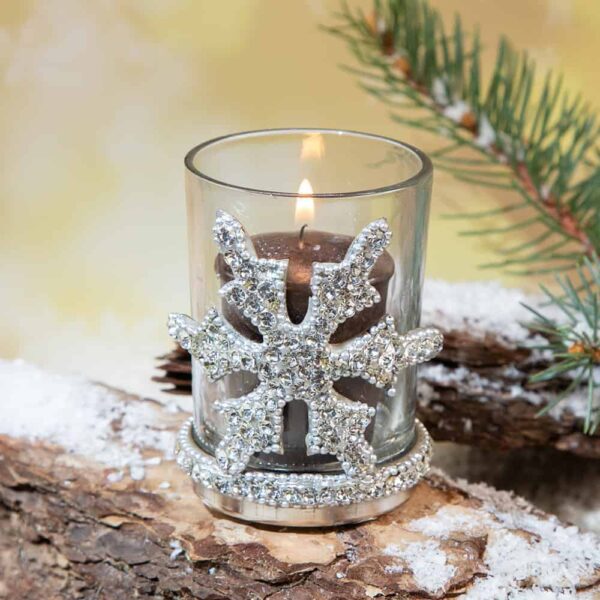 Christmas candlestick - Snowflake 1