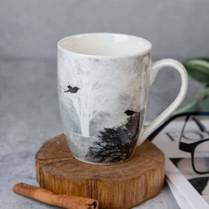 Gift mug - Black and white 350ml