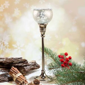 Christmas candlestick Silver - L