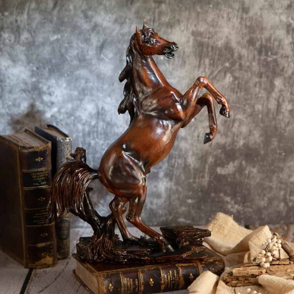 Decorative standing horse figurine