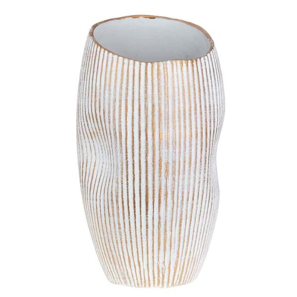 Ceramic vase from the series Golden Magic - M