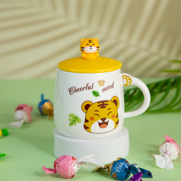 Gift Mug with Lid – Tiger 350ml