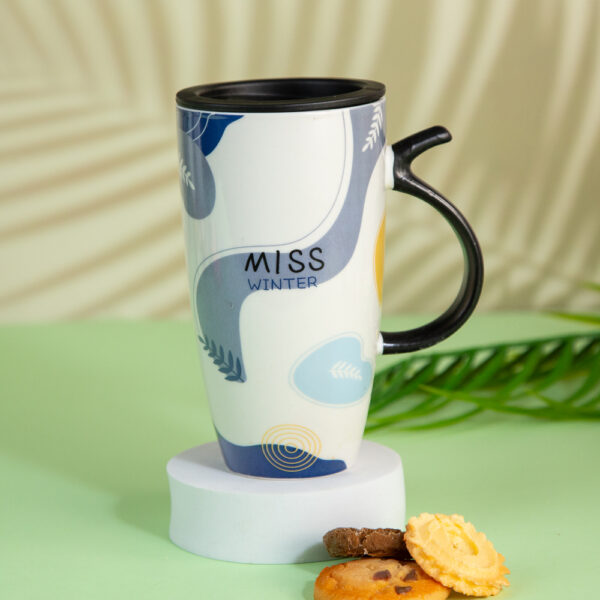 Gift Mug with Lid - Four Seasons 530ml