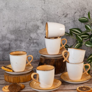 Set of coffee/tea cups - Orange Magic 180ml