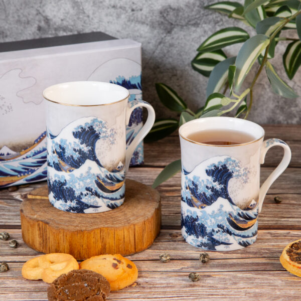 Set of 2 mugs - The Great Wave off Kanagawa 250 ml