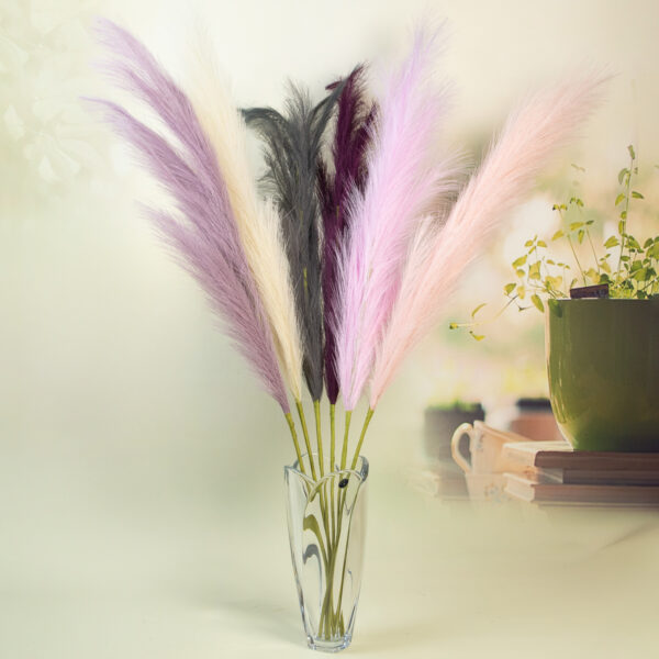 Decoration - Colored Feathers 110cm