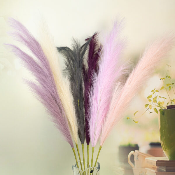 Decoration - Colored Feathers 110cm