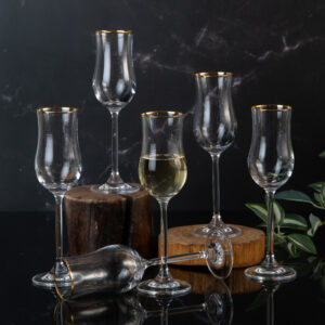 Set of glasses for raki from the Gold series 200ml