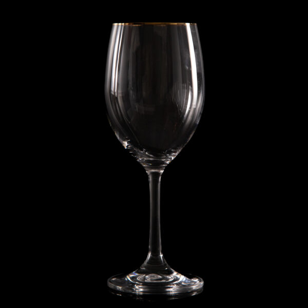 Set of white wine glasses from the Gold series 350ml