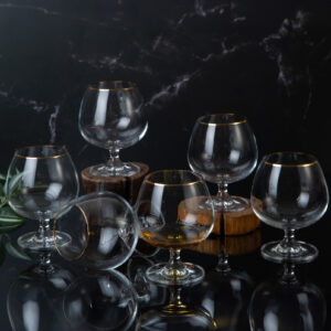 Set of glasses for cognac from the Gold series 580ml