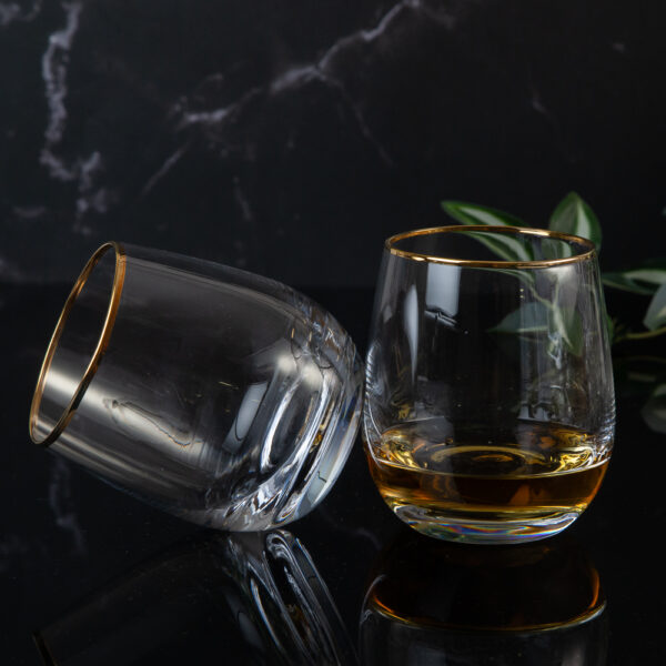 Set of whiskey glasses from the Gold series 360ml