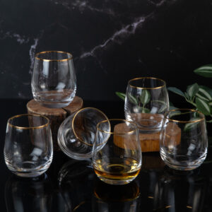 Set of whiskey glasses from the Gold series 360ml