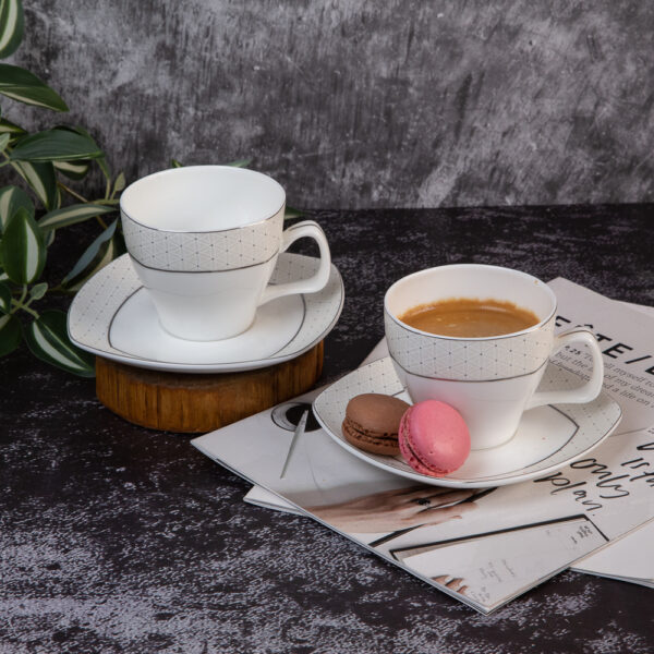 Set of two cups and saucers - Comfort 220ml.