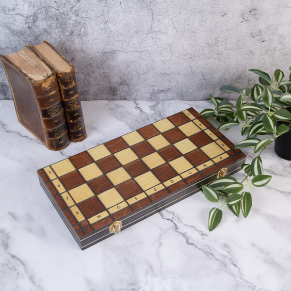 Chess and backgammon set - 24cm