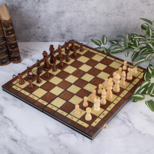 Chess and backgammon set - 24cm