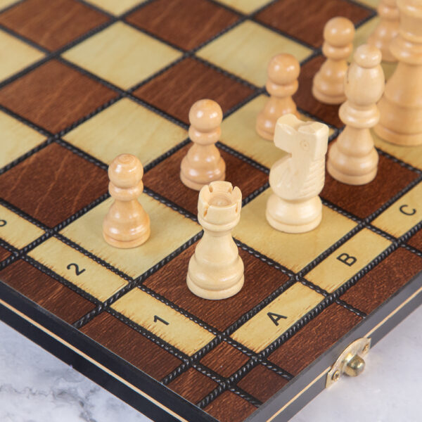 Chess and backgammon set - 24cm