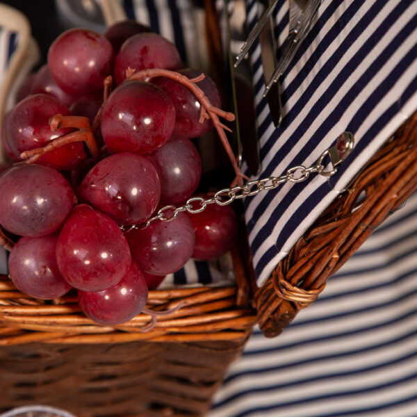 Picnic basket for four with blanket