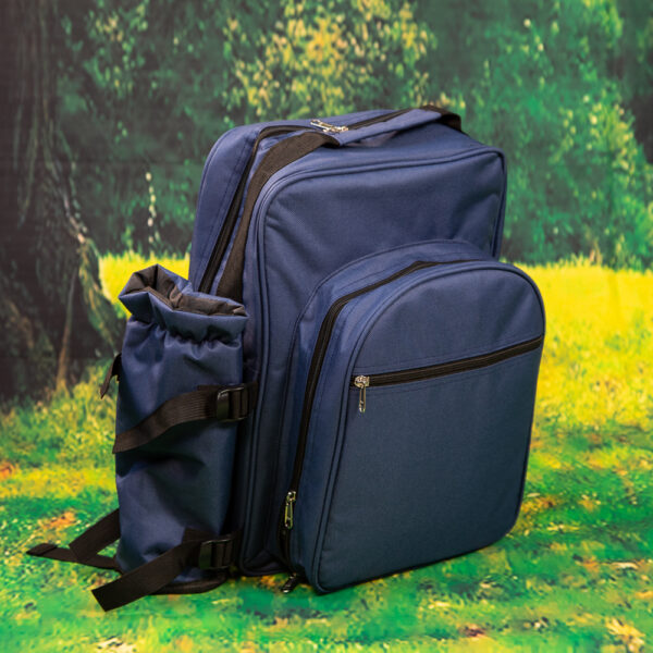 Picnic Backpack for Two - Blue