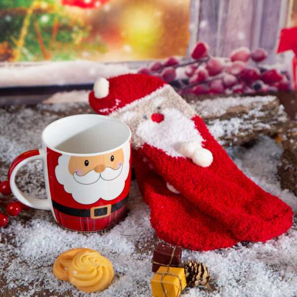 Christmas mug and stocking set - 340ml