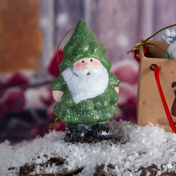 Christmas tree decoration in a bag