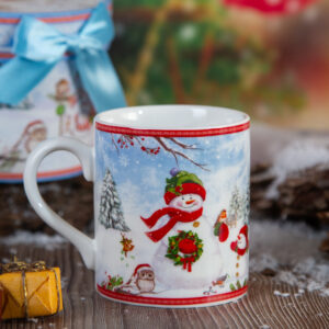 Christmas mug Snowmen - 340ml