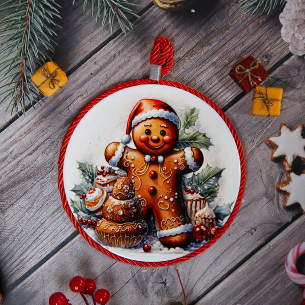 Christmas coaster for hot dishes - 17cm