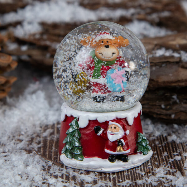 Christmas glass ball - 6cm