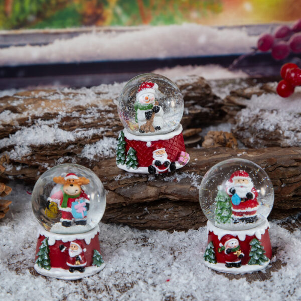 Christmas glass ball - 6cm