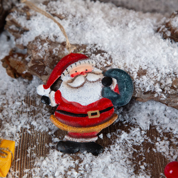 Santa Claus Christmas decoration - 9cm