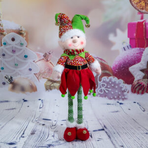 Christmas decoration Elf with telescopic legs - 60cm