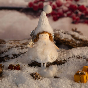 Christmas decoration Angel with cap - 18cm