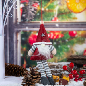 Christmas decoration Elf with hanging legs - 22cm