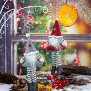 Christmas decoration Elf with hanging legs - 22cm