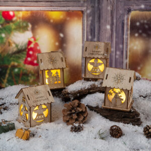 Lighted Christmas House - Christmas decoration