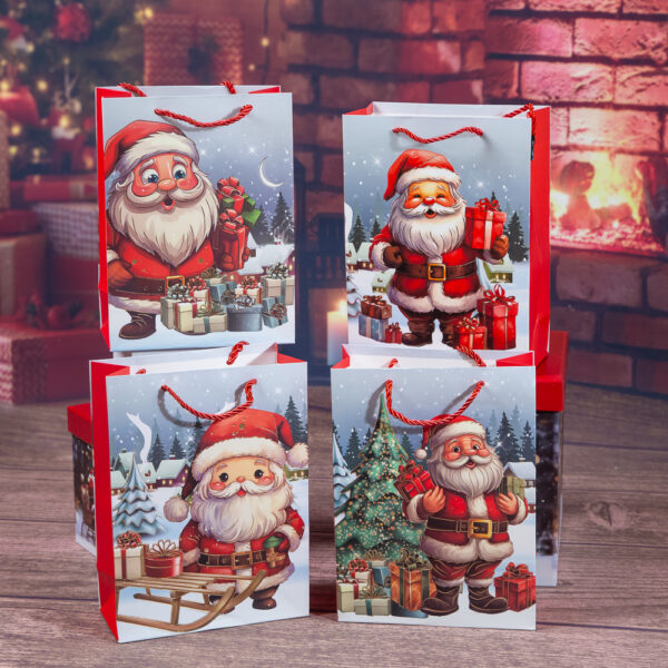 Santa Claus Christmas Gift Bag - M