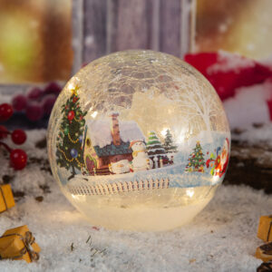 Glowing Christmas Ball - 15cm