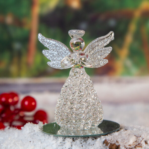 Angel glass figurine - 7.5cm