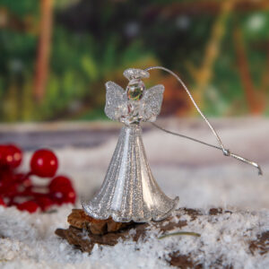 Christmas glass decoration set - Angel - 6 pcs.