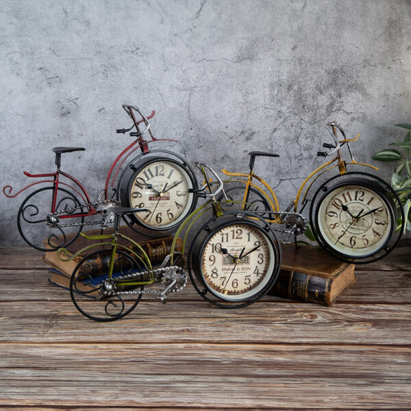 Table clock  Bicycle