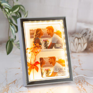 Illuminated photo frame - 20cm