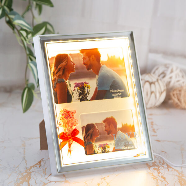 Illuminated photo frame - 23cm