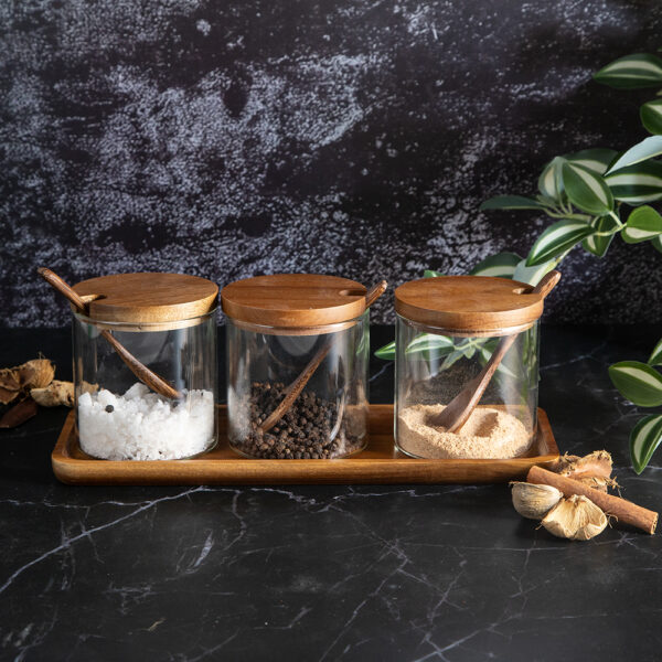 Set of jars - Brown