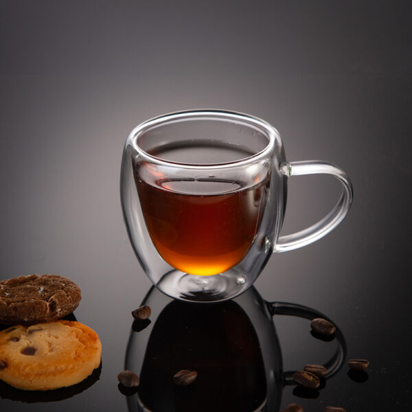 Double wall glass cup - 150ml