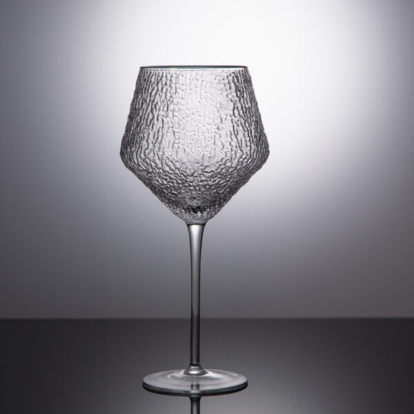 Set of red wine glasses from the Ice series - 600ml